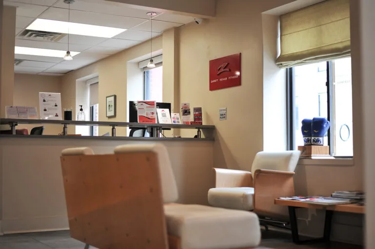 Zarett Rehab physical therapy waiting room