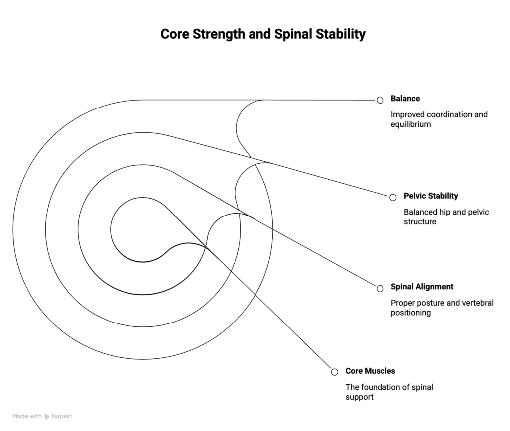 Core As a Foundation for Balance - visual selection