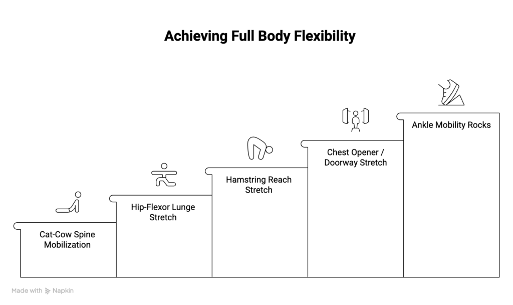 Simple Daily Stretches to Keep Your Body Injury-Free - visual selection
