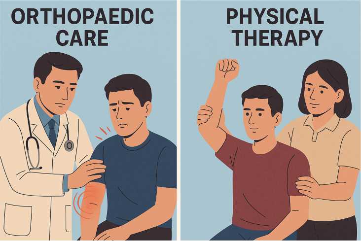 Orthopaedic care versus Physical Therapy image